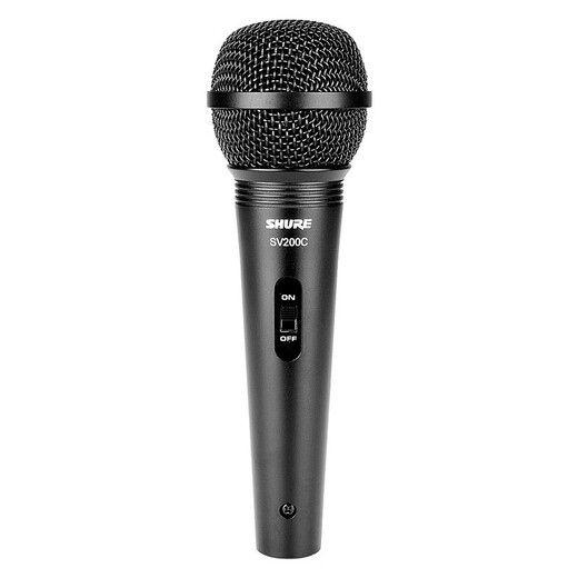 SHURE Genuine original brand new Suzhou-made Shure SV100 SV200 PGA48 PGA58 dynamic microphone home karaoke guitar speaker playing and singing microphone speech KTV SV200C with 4.5 meters 6.5 lines genuine national bank