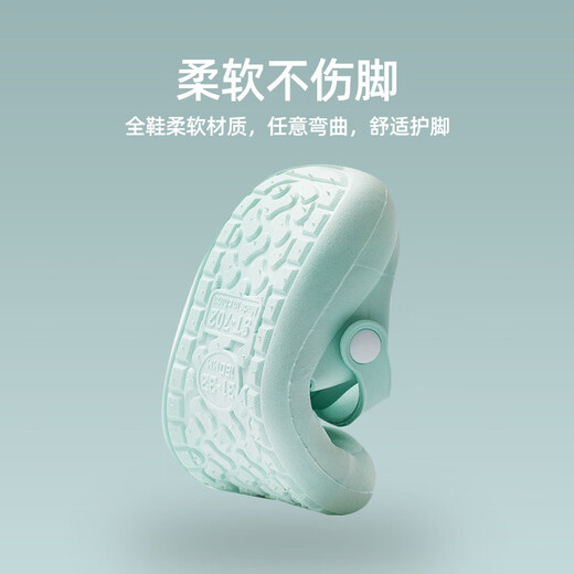 Children's sandals, summer indoor use, non-slip, girls' boys' Crocs, baby's toe cap for bathing, three-dimensional tiger yellow 13, inner length 13cm