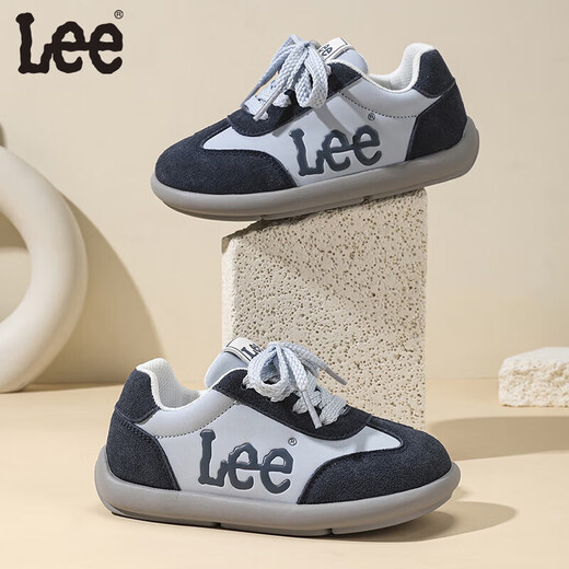Lee children's sports shoes for boys and girls spring new breathable non-slip wear-resistant casual shoes blue 28 recommended foot length 171.6mm