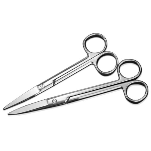 F&Beauty beauty scissors for men and women, special pointed stainless steel small scissors, nose hair trimmer, eyebrow trimming scissors, household scissors 14cm