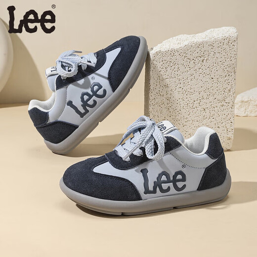 Lee children's sports shoes for boys and girls spring new breathable non-slip wear-resistant casual shoes blue 28 recommended foot length 171.6mm