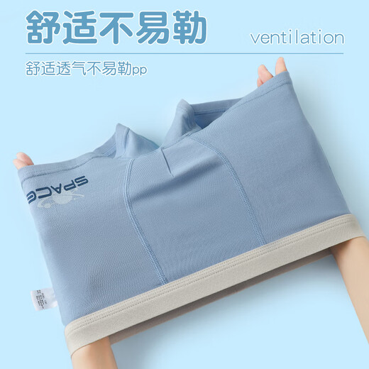 Langsha children's underwear, boys' boxer briefs, teenagers, medium and large children's boxer briefs, skin-friendly and antibacterial, student shorts without pp