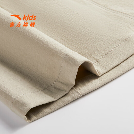 Anta children's skirt, big girl's skirt, 26 summer trendy, comfortable and casual shopping mall same style 362626303 oatmeal khaki-2 130