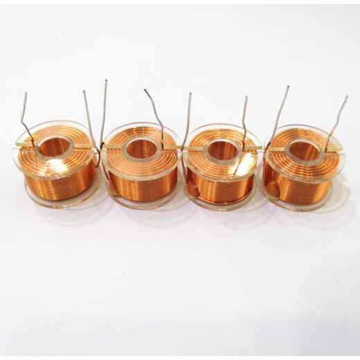 New frequency divider hollow round frame inductor audio hollow frame copper coil oxygen-free copper inductor customized 28*10*25mm0.45 wire wound with 10 pieces