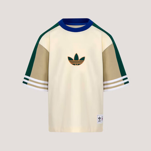 Adidas men's and women's clothing loose skin-friendly breathable round neck top sports casual short-sleeved T-shirt KW2274 KW2274 One size fits all 116