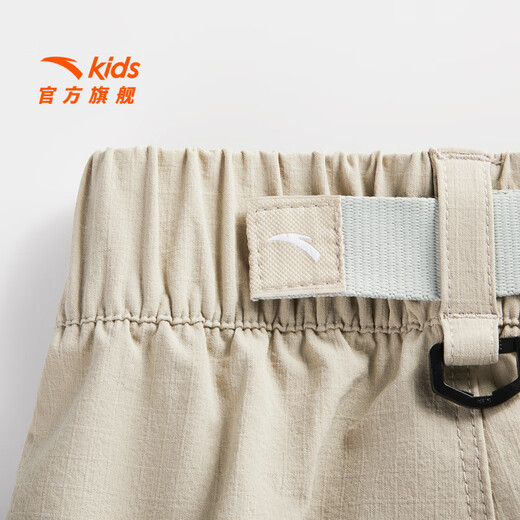 Anta children's skirt, big girl's skirt, 26 summer trendy, comfortable and casual shopping mall same style 362626303 oatmeal khaki-2 130