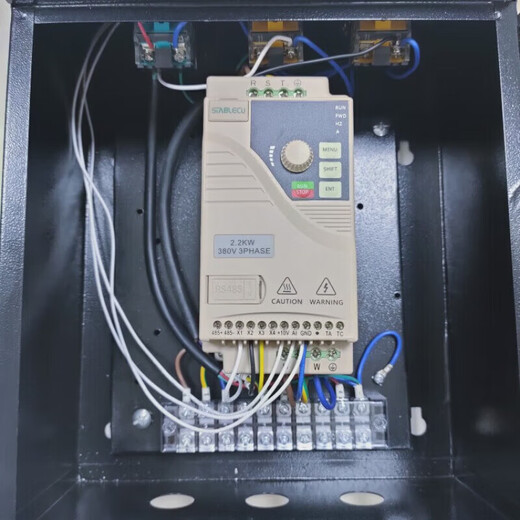 Hejianggong variable frequency electric box feeder frequency variable speed electric box coil material rack electric box straightener control electric box including 1.5 including 2.2KW inverter electric box