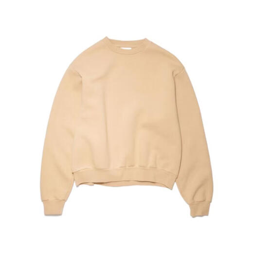 Acne Studios men's sweatshirt warm and comfortable cotton camel daily casual top simple 26 spring and summer new style nude color one size | M