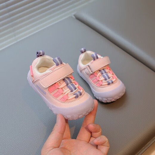 Dr. Kong (DR KONG) spring and autumn baby girl toddler shoes 0 to 1-4 years old infant mesh shoes girls breathable children's autumn shoes gray cut label removed from the cabinet 12 cm inner length 16 size