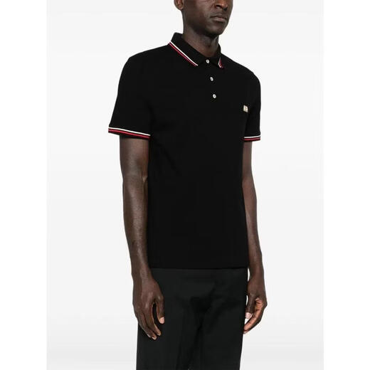 Valentino (Valentino) men's POLO breathable and comfortable short-sleeved daily casual men's simple NERO one size | M