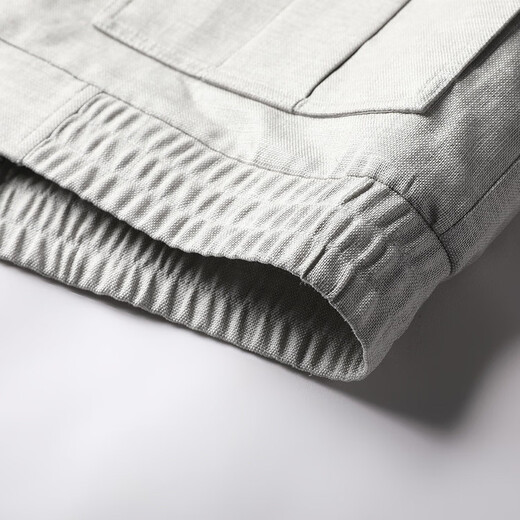 K-Boxing 2026 Spring New High-end Linen Jacket Middle-aged Men Lapel Fashion Casual Jacket Top Off-White M