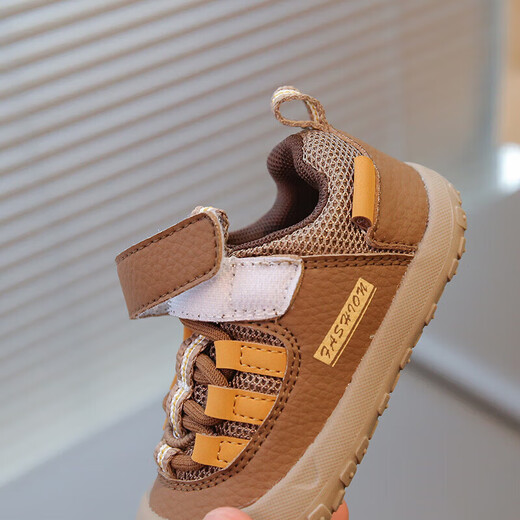 Dr. Kong (DR KONG) spring and autumn baby girl toddler shoes 0 to 1-4 years old infant mesh shoes girls breathable children's autumn shoes gray cut label removed from the cabinet 12 cm inner length 16 size