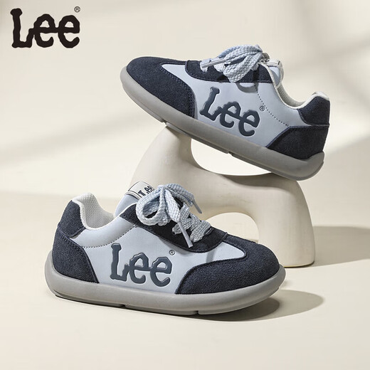 Lee children's sports shoes for boys and girls spring new breathable non-slip wear-resistant casual shoes blue 28 recommended foot length 171.6mm
