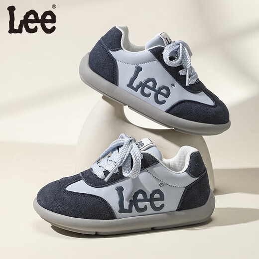 Lee children's sports shoes for boys and girls spring new breathable non-slip wear-resistant casual shoes blue 28 recommended foot length 171.6mm
