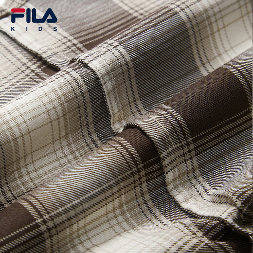 FILA Children's Clothing Shirt 2026 Summer New Boys Long-Sleeved Shirt Full Print One-ZA 105