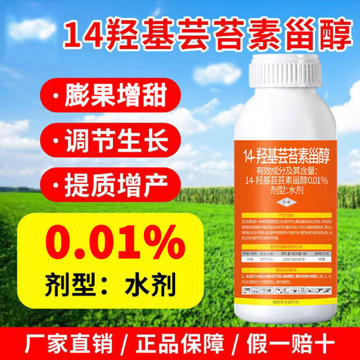 14-Hydroxybrassinosteroid sterol detoxifies flowers and fruits, Brassinolide foliar fertilizer plant growth regulator 200g 100g 2 bottles