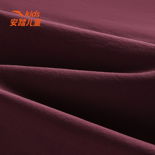 ANTA Children's Clothes Children's Skirt Girls' 26th Summer New Style Skirt Versatile Pleated Skirt College Style Skirt Burgundy Purple-2 130