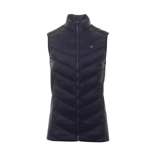 Calvin Klein men's CK cotton vest warm, breathable, moisture-repellent, windproof, cold-proof, lightweight and warm, full zipper 26 new style Navy one size fits all | 2XL