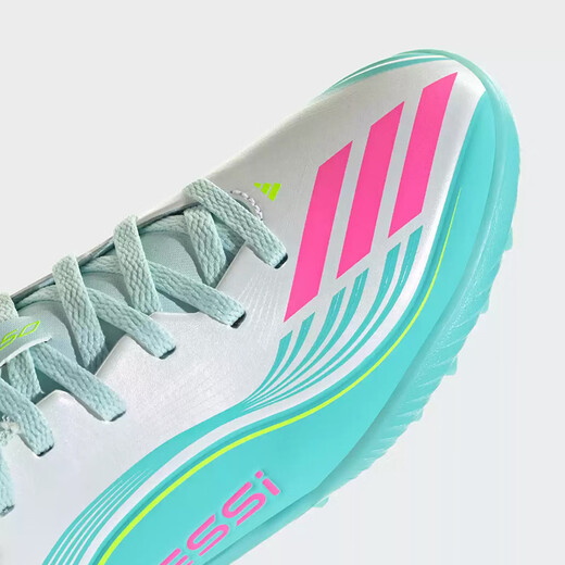 Adidas children's F50 series Messi World Cup natural hard grass lace-up boys' TF broken spike football shoes JQ0944