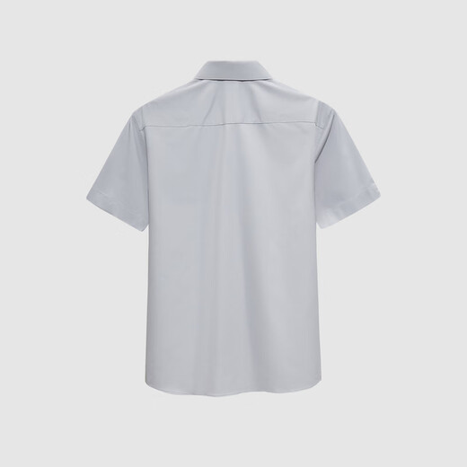 Jiumuwang shopping mall same style dry and skin-friendly shirt men's 26 spring and summer new smart business versatile top slim version + dawn gray + FS2620812 40 (175/92A)