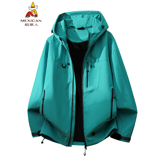 Scarecrow Jacket Jacket for Men Spring and Autumn New Couple Outdoor Sports Mountaineering Clothes Loose Hooded Windproof Jacket Secret Purple S