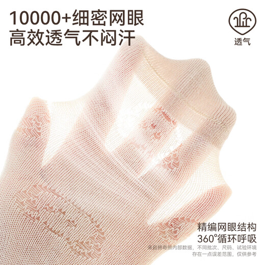 Mianqi Xiong baby socks summer thin mesh socks baby summer short thin socks infant spring and summer breathable boneless socks