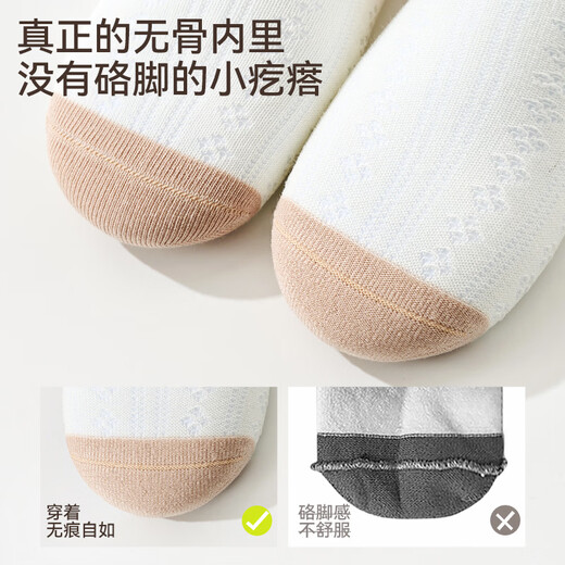 Mianqi Xiong baby socks summer thin mesh socks baby summer short thin socks infant spring and summer breathable boneless socks