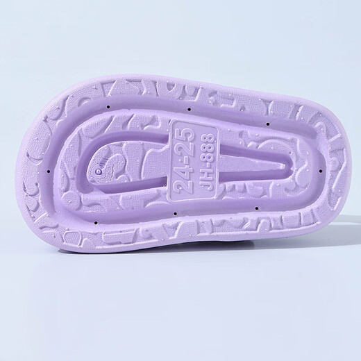 Candy Sanrio Melody Children's Hole Slippers Summer Cute Non-Slip Outerwear for Boys and Girls Children's Baotou Sandals Purple Kurome Size 24/25 (Shoe Inner Length 15CM)