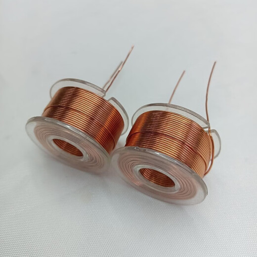 New frequency divider hollow round frame inductor audio hollow frame copper coil oxygen-free copper inductor customized 28*10*25mm0.45 wire wound with 10 pieces