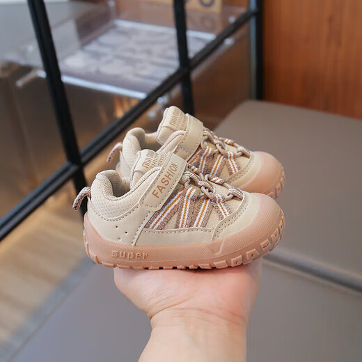 Dr. Kong (DR KONG) 2026 Spring and Autumn New Baby Toddler Shoes, Boys' Shoes, Soft Soles, 0-1 Years Old, 3 Girls, Breathable Children's Sports Shoes, Pink, Cut Label, Remove Cabinet, 23, Inner Length 14cm