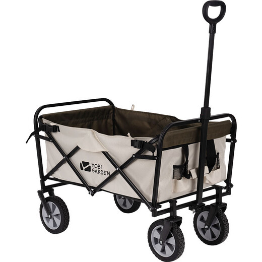MOBIGARDEN outdoor camping portable large capacity small trailer folding picnic camper interstellar NX20671010 ivory white
