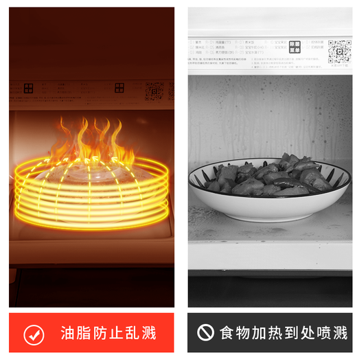 普诺尔 食品保温盖微波炉加热盖剩菜盖圆形耐高温碗盖防油溅冰箱保鲜盖 大号2个+中号2个+小号2个