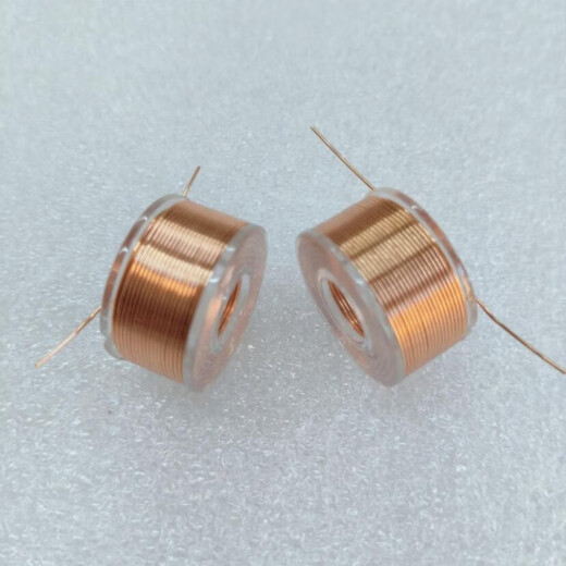 New frequency divider hollow round frame inductor audio hollow frame copper coil oxygen-free copper inductor customized 28*10*25mm0.45 wire wound with 10 pieces