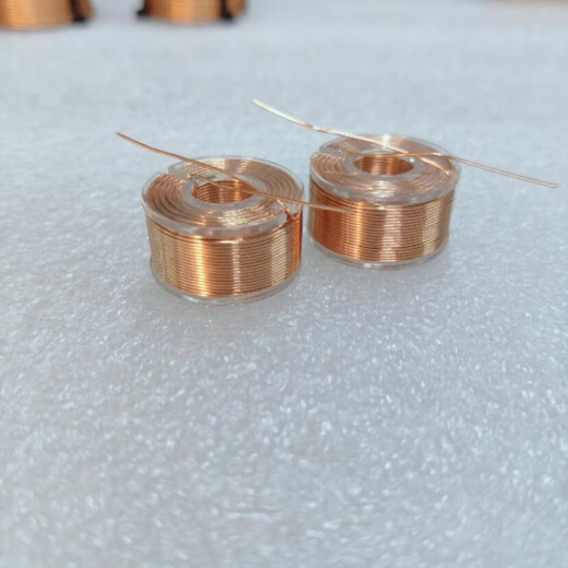 New frequency divider hollow round frame inductor audio hollow frame copper coil oxygen-free copper inductor customized 28*10*25mm0.45 wire wound with 10 pieces