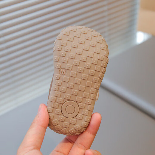 Dr. Kong (DR KONG) spring and autumn baby girl toddler shoes 0 to 1-4 years old infant mesh shoes girls breathable children's autumn shoes gray cut label removed from the cabinet 12 cm inner length 16 size