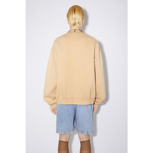 Acne Studios men's sweatshirt warm and comfortable cotton camel daily casual top simple 26 spring and summer new style nude color one size | M