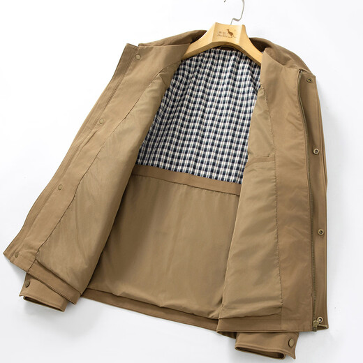 袋鼠（DAISHU）【复古轻工装/都市松弛感】26春季工装外套男士短款翻领夹克