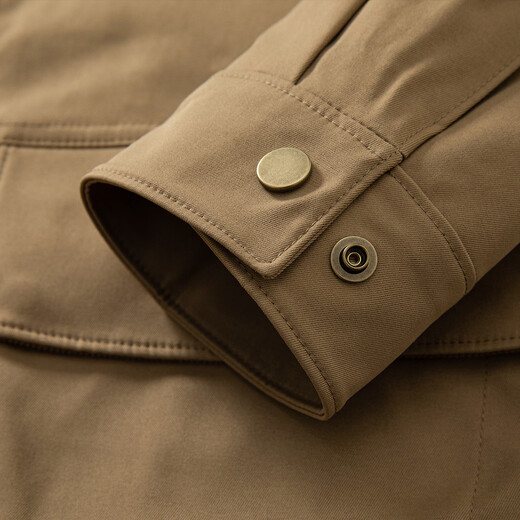 袋鼠（DAISHU）【复古轻工装/都市松弛感】26春季工装外套男士短款翻领夹克