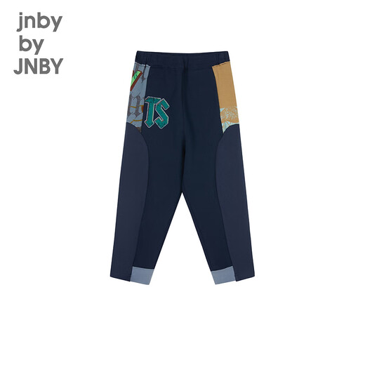 jnby by JNBY江南布衣童装秋装日常休闲束脚裤卫裤运动裤男女童儿童1NBE13660 414/蓝藏青 130 cm