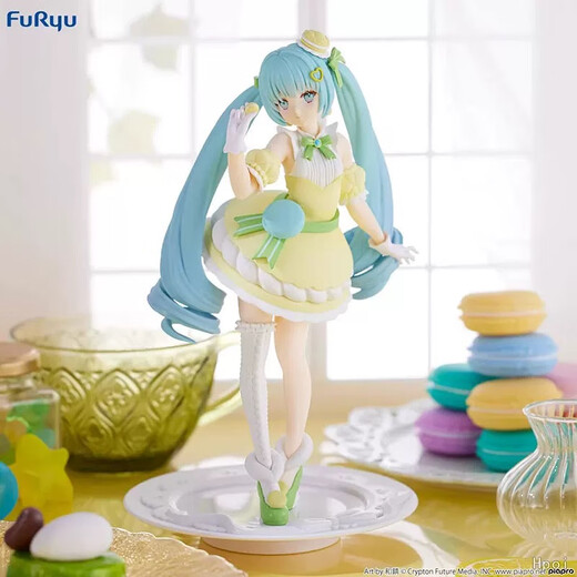 现货 正版 TAITO 初音未来 MIKU 小恶魔 睡美人 景品手办 礼物男 初音未来马卡龙柠檬色【高约21cm 全新正版