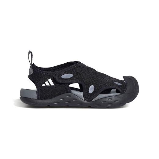 Adidas (adidas) children's shoes 26 new summer models for baby boys and children STARSTRIDE sandals mesh casual and comfortable sports shoes KI8906 KI8906 black/dark gray/metallic silver size 28/10k/foot length 16.5cm