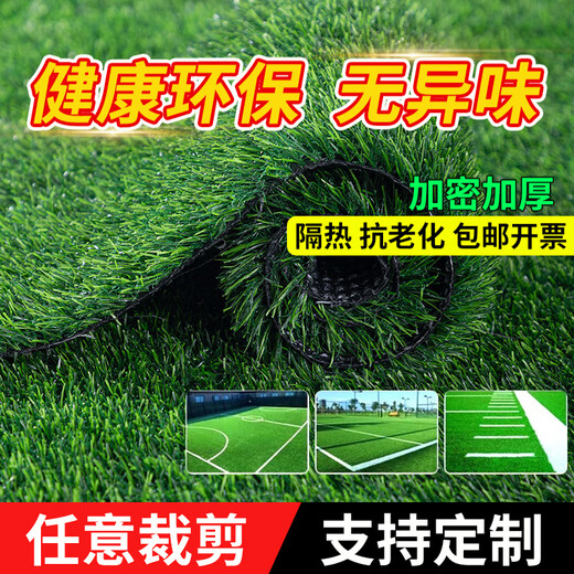 Renowned in Jiuzhou, simulated lawn carpet, fake turf bedding, plastic outdoor artificial court, artificial fence, artificial turf, 1 meter wide * 5 meters long, grass height 2 cm
