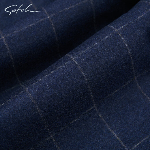 Sachi Satchi Men's Clothing Mall Soms de style Suisse pour hommes Top Automne et hiver Nouveau costaid en laine pure Veste Veste Men 88UH Dark Blue 48 A / 170