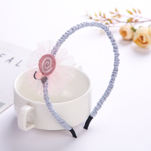 Children's hairbands and hair accessories 3-piece set of cute baby fabric flower queen headbands non-slip children's hairbands Korean style versatile girls' hairbands headbands (simple dress) one size fits all