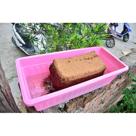 Coconut powder, coconut bricks, coconut bran, coconut soil, orchid soil, nutritious soil, soilless cultivation, pet bedding, vegetable and flower growing, desalted soil, 2 imported large coconut bricks (full weight 18Jin Jin is equal to 0.5kg) 93% of people chose