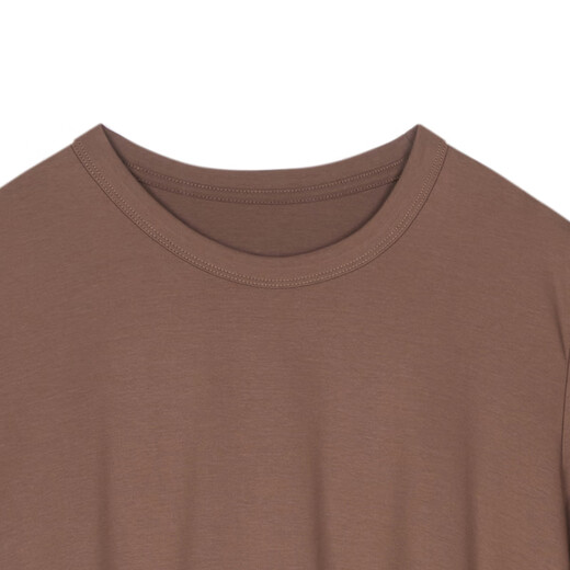 Jiangnan Buyi (JNBY) [Gleicher Stil im Einkaufszentrum] 24 Herbst- und Winter neues Kleid mit runden Hals A-förmigen Kurzarmtemperament Elegant 5o7g15780 216/Wachsrosa Camel Color 216 L