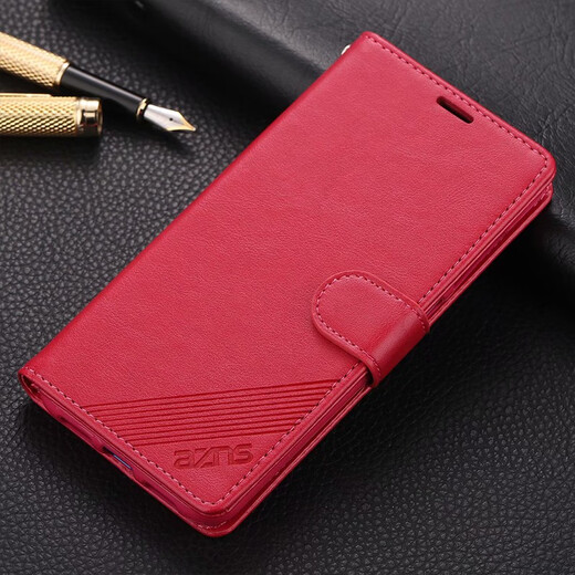 雅尊仕 iPhone6s翻盖皮套苹果XS插卡保护套7plus手机壳苹果5SE防摔皮套6plus钱包款  苹果5/5S/SE通用【棕色】