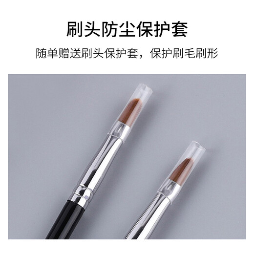 SkinTalk T301+T22 double-head detail concealer brush 2 pieces concealer pen tear trough sponge head flat head makeup brush MF8577