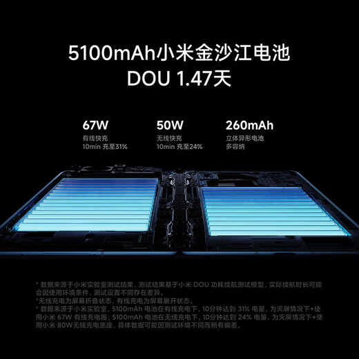 Xiaomi MIX Fold4 folding screen mobile phone, two-way satellite communication, Leica optical four-camera, Xiaomi Keel hinge 2.0, black, 12GB+256GB