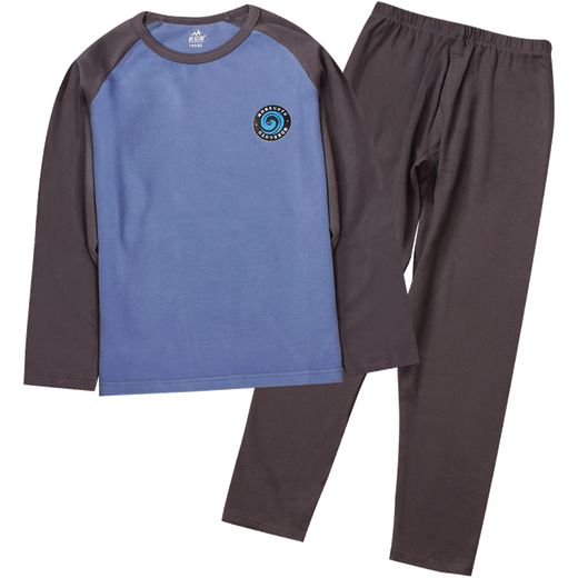 Sweater de algodón de algodón en espesas peludas de algodón de algodón en espesas de champiñón conejos, además de ropa de otoño grande y pantalones de otoño B9925, manga gris oscuro azul + B9926, gris oscuro 140, agregar peso es adecuado para 80 Jin [Jin equivale a 0.5 kg]